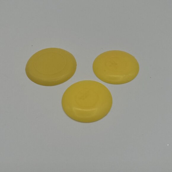 Barbie, Vintage Yellow Accessories. Very Nice Lot. Dishes, Cake Plates , Cups. - Picture 6 of 10